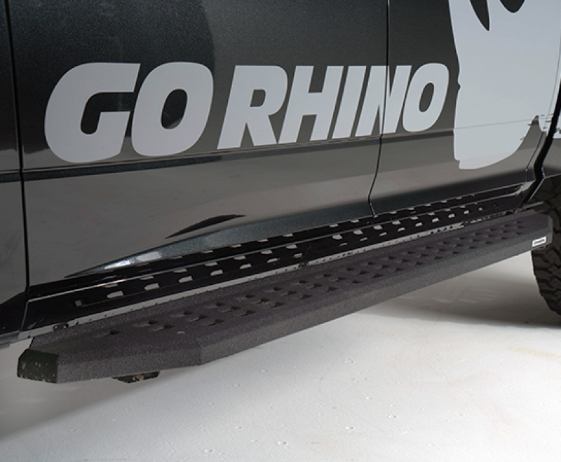 Ford F-250 Running Boards - Go Rhino - RB20 - Black - `99-`16